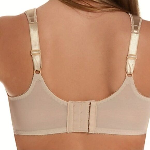 Bali Satin Tracings Minimizer Underwire Bra  40DD Nude 3562 - Picture 2 of 3